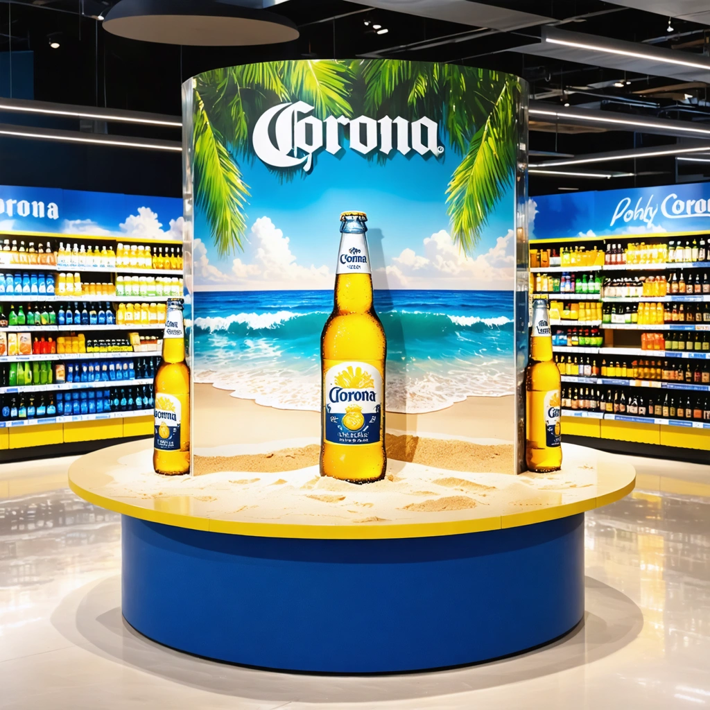 Corona Retail: Beer Branding in Stores - How Corona’s Displays Bring the Beach to Your Aisle